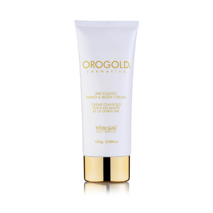 Orogold Cosmetics White Gold 24K Classic Hand & Body Cream 100ml -Beauty Affairs 1
